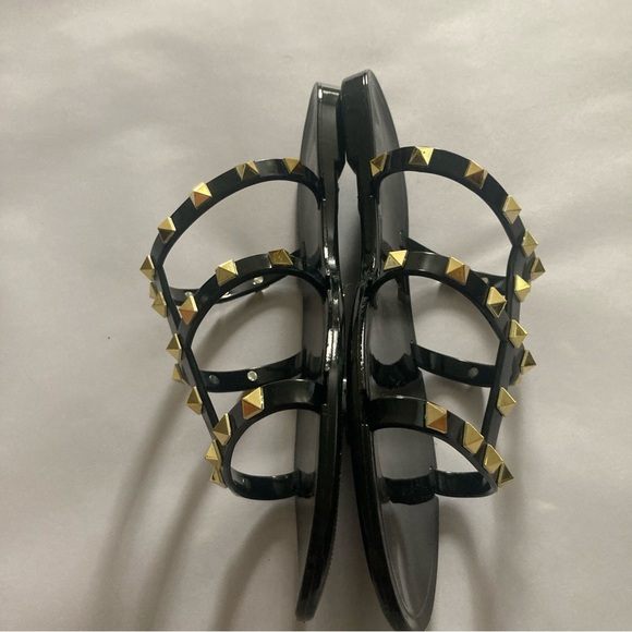 💴Sold💴 
Nicole by Nicole Miller Black Studded Sandals - Picture 8 of 10